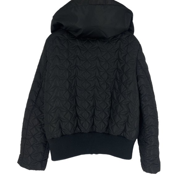 NEW YORK & CO Quilted Star Geometric Bomber Jacket - Picture 12 of 15